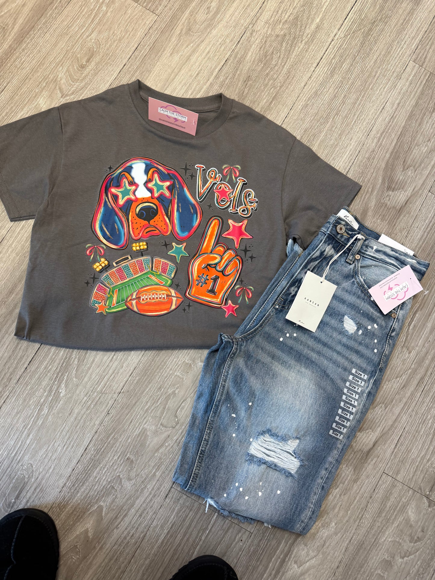 Neon Vols Collage Tee