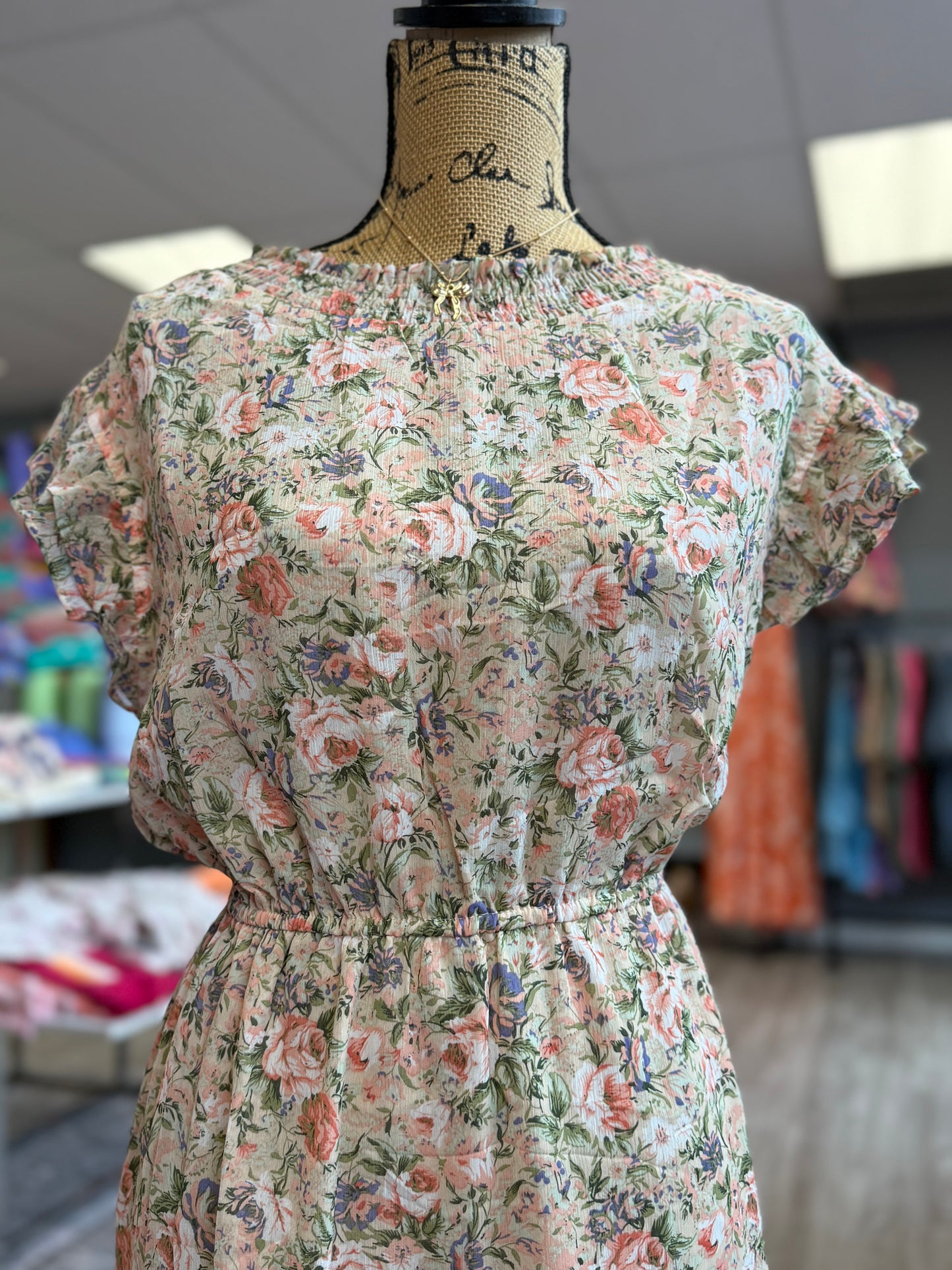Curvy Vintage Floral Dress