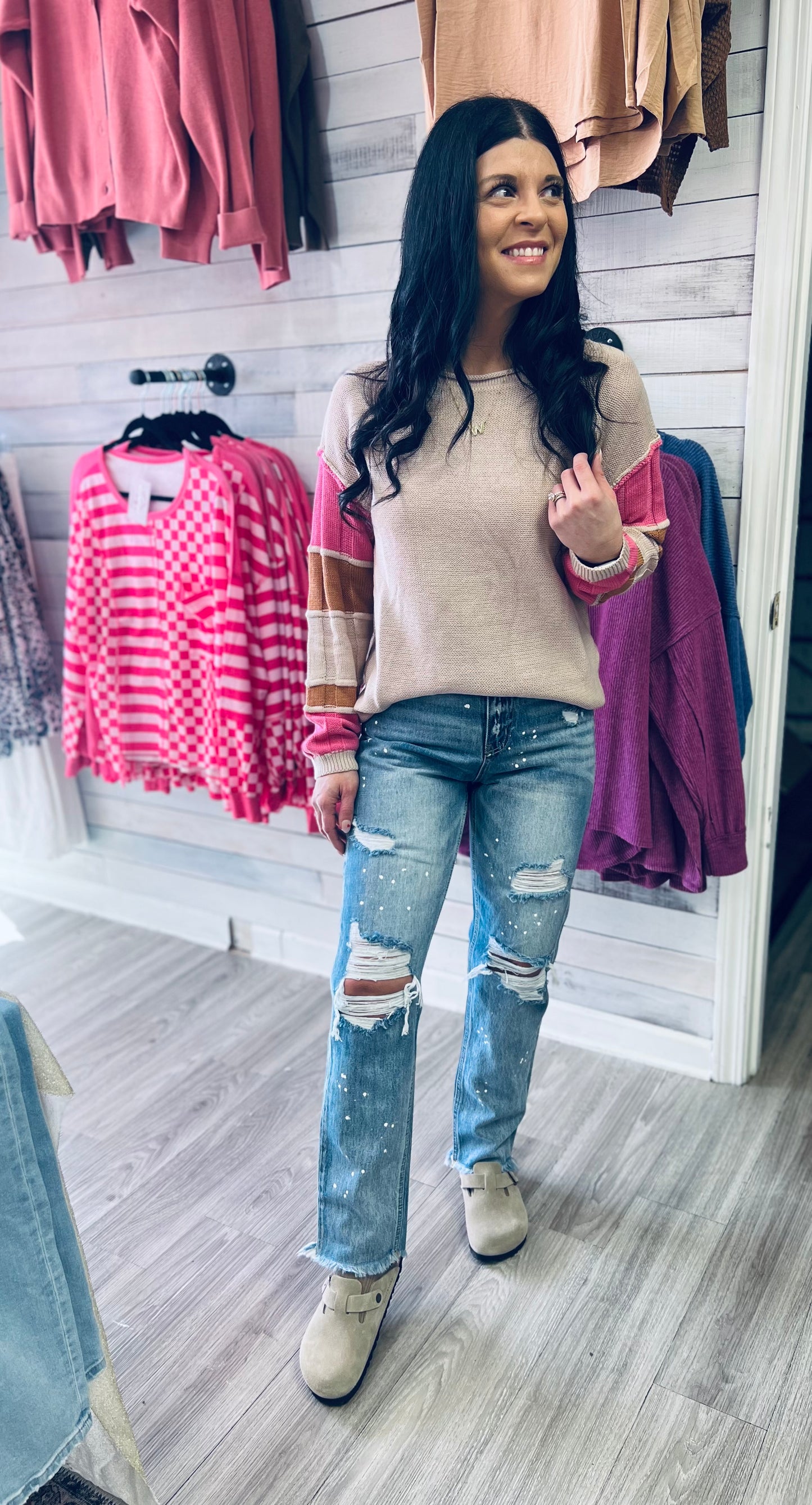 Cozy Colorblock Sweater