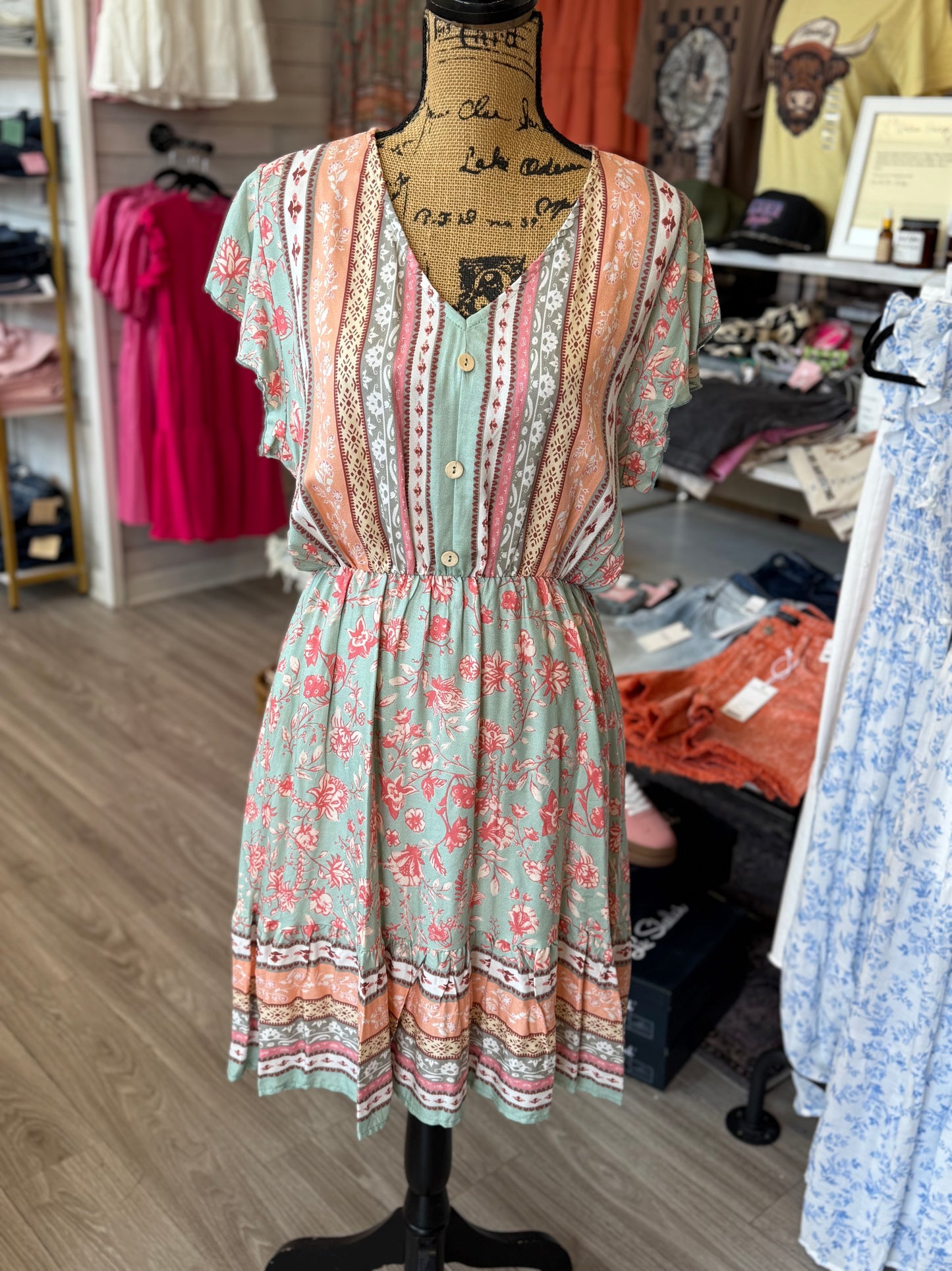 Curvy Floral Dress