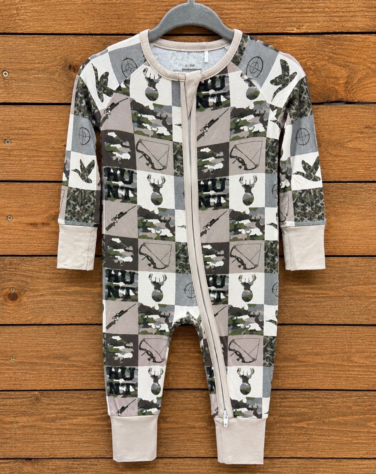Baby Boys All Boy Bamboo Camo Sleeper