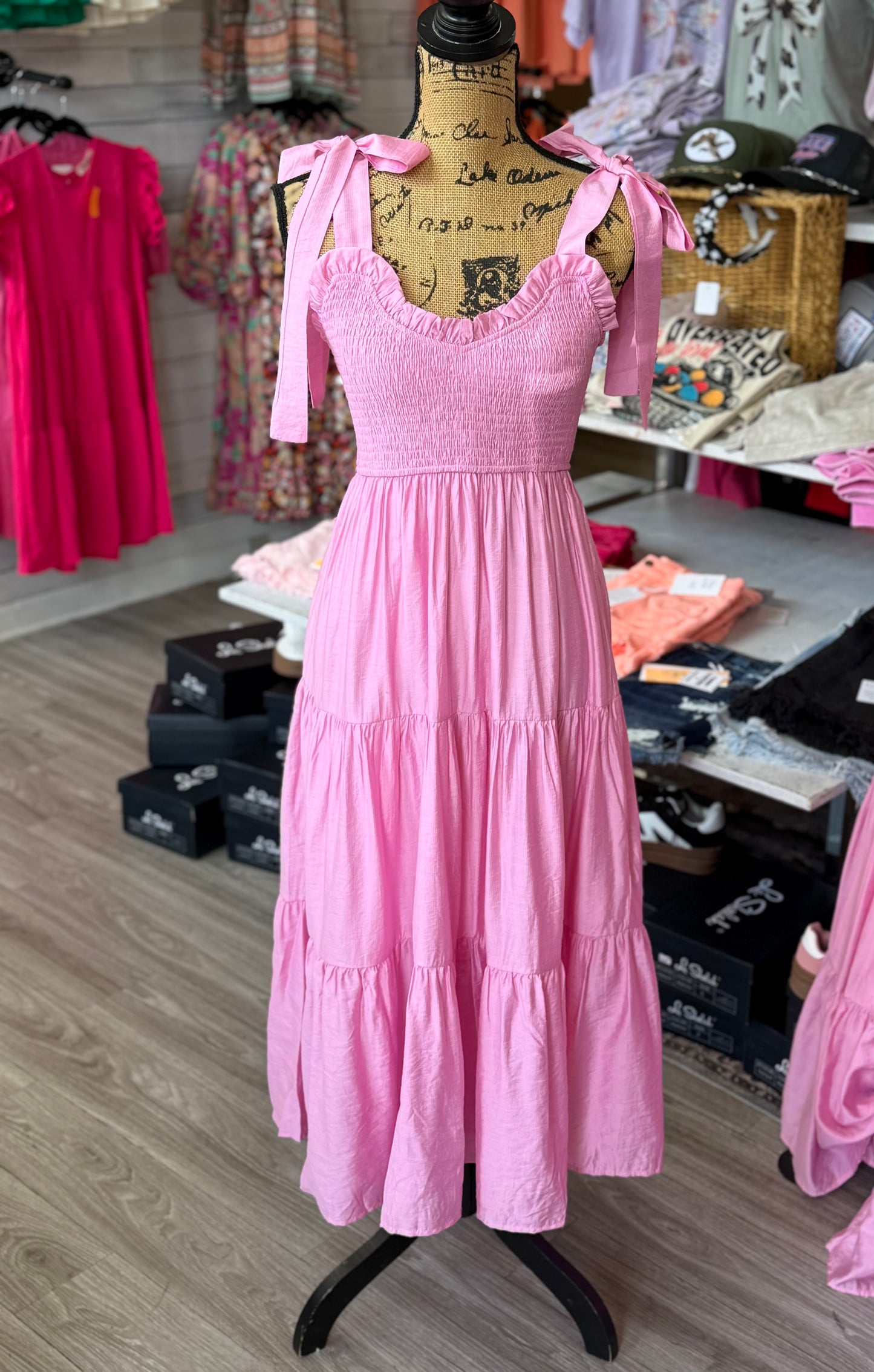 Sweetheart Tiered Dress