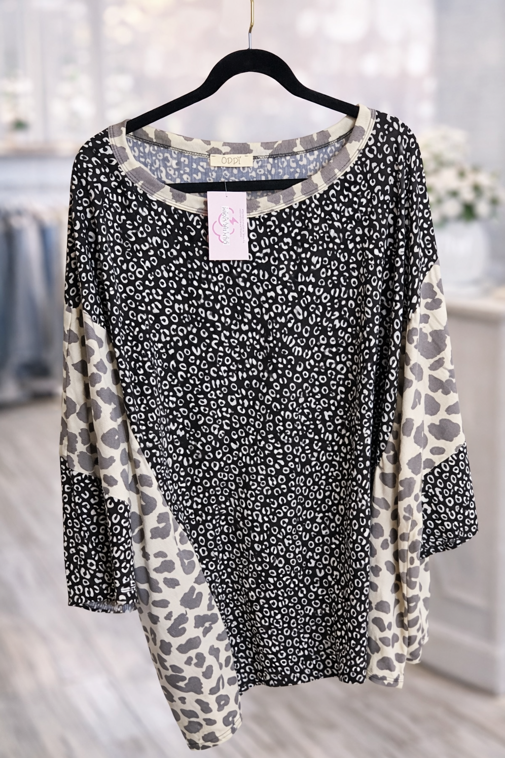 Curvy Leopard Top