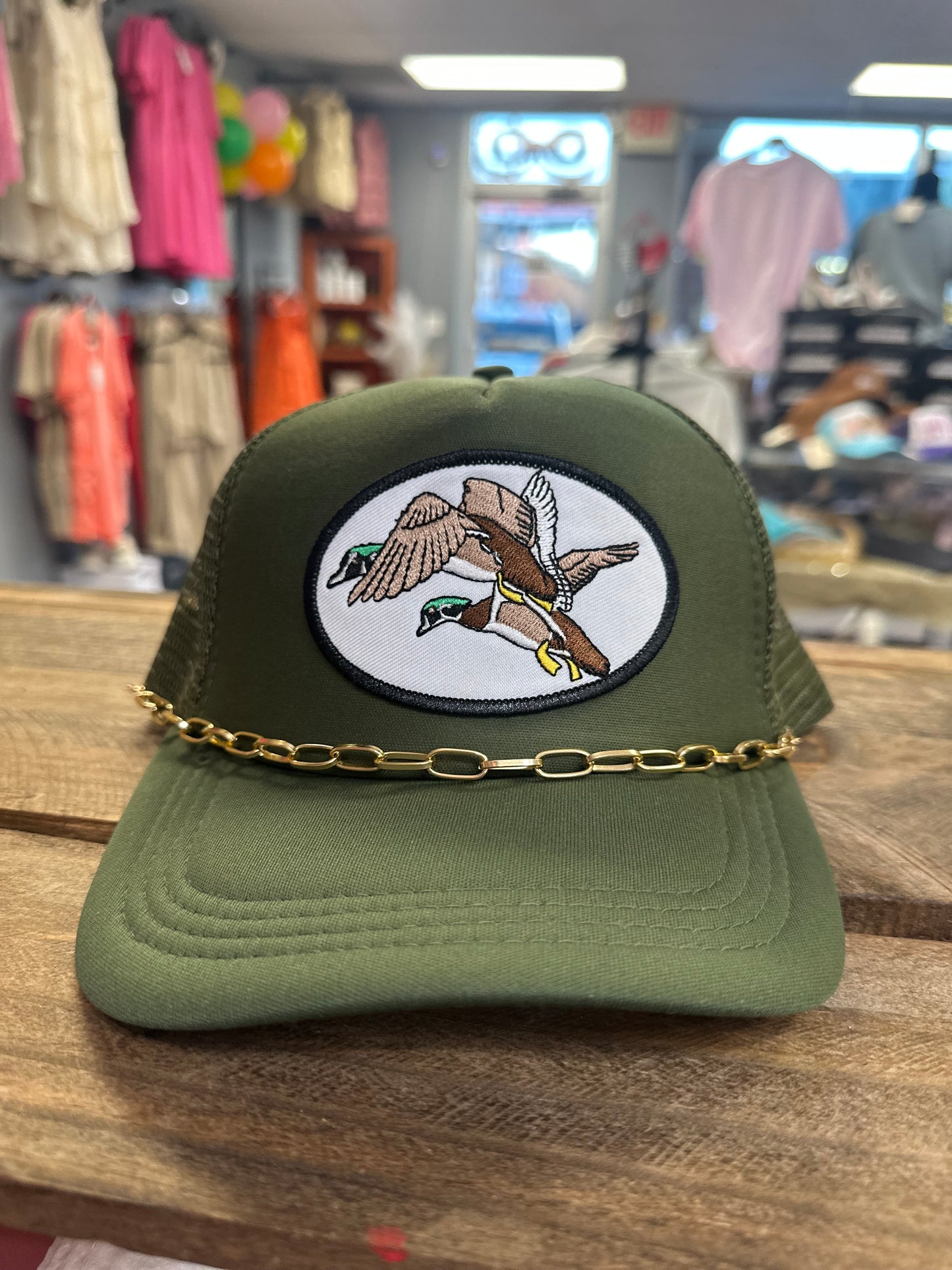 Calling the Shot Duck Hat W/ Chain