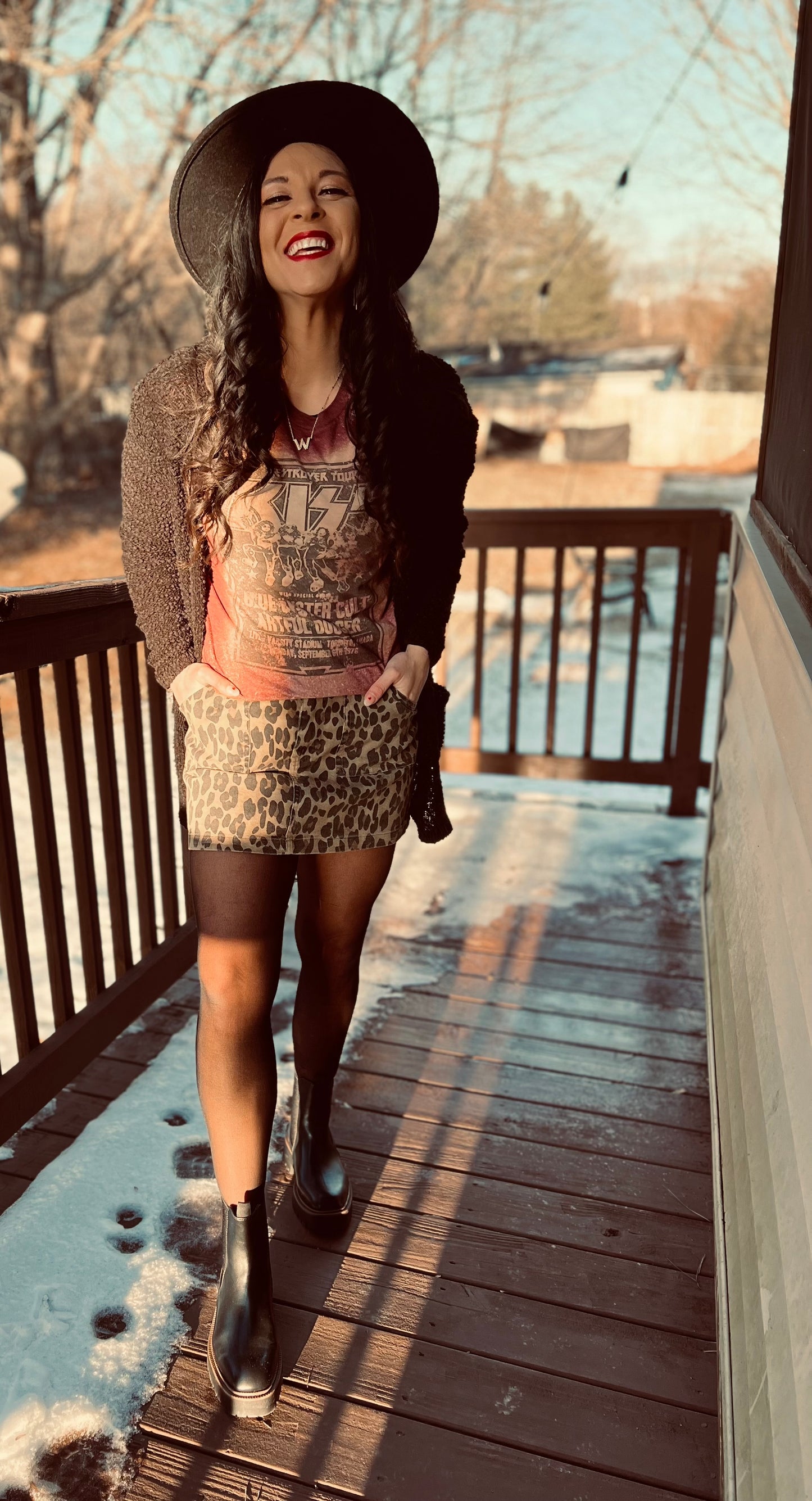 Wild For You Denim Skirt