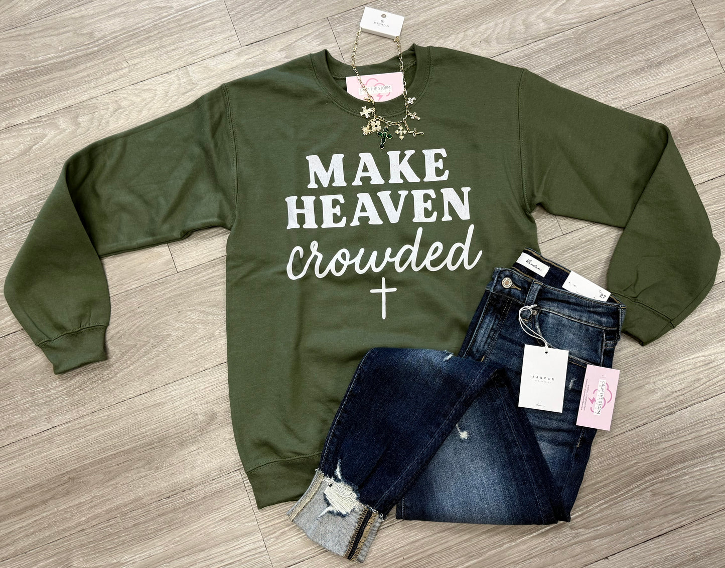 Make Heaven Crowded Crewneck