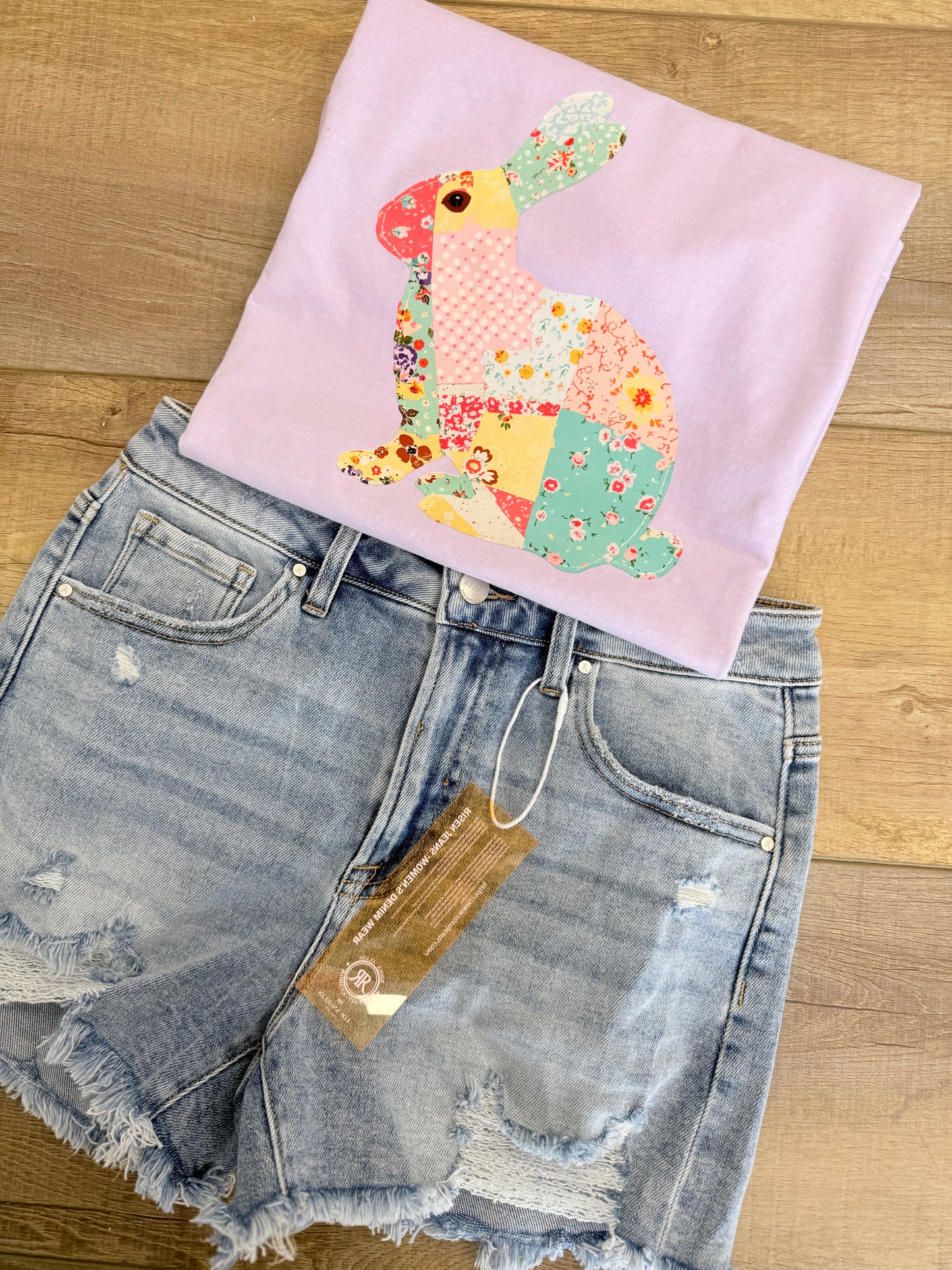 Spring Stitch Bunny Tee