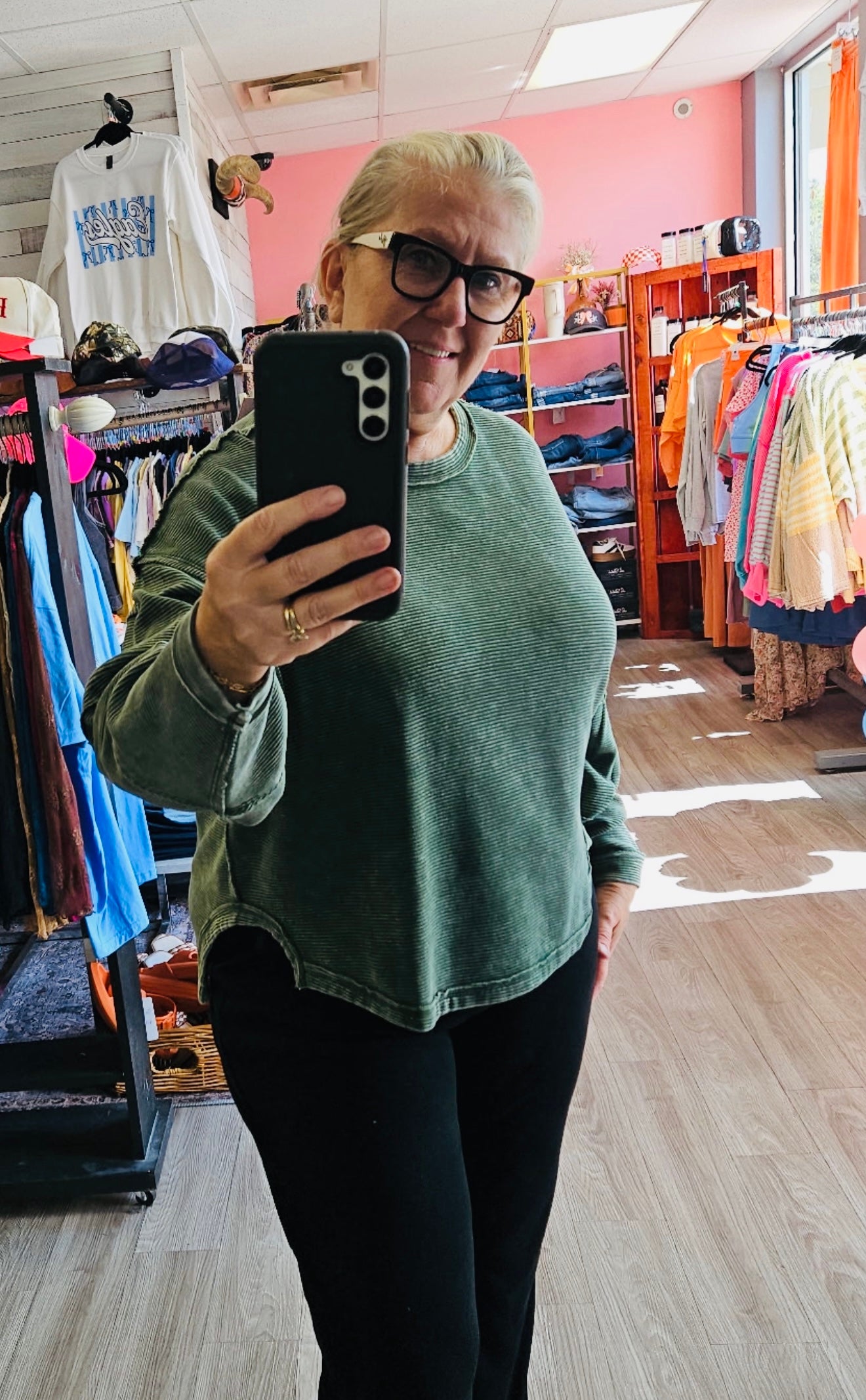 Golden Hour Contrast Sweatshirt