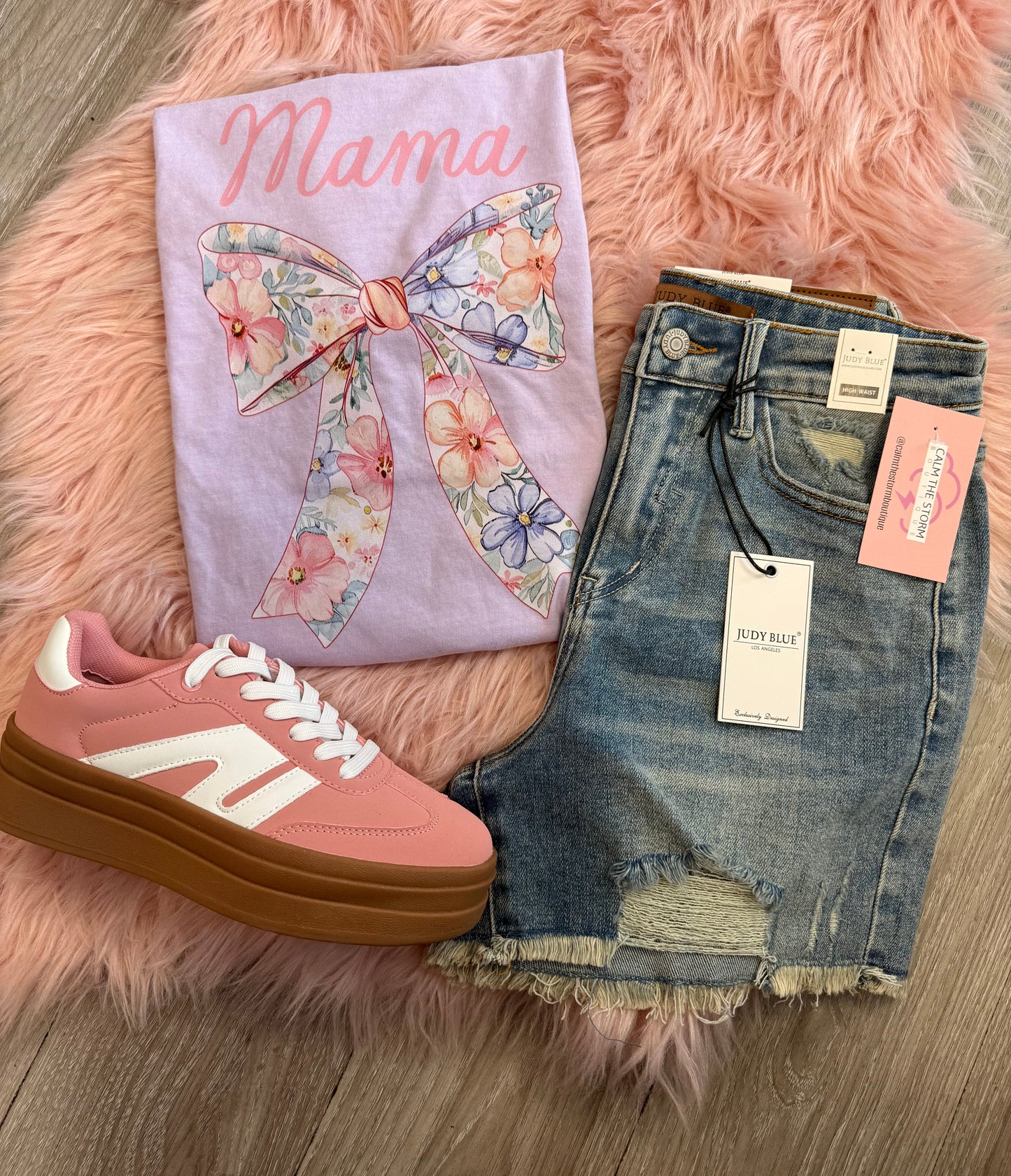 Floral Bow Tee
