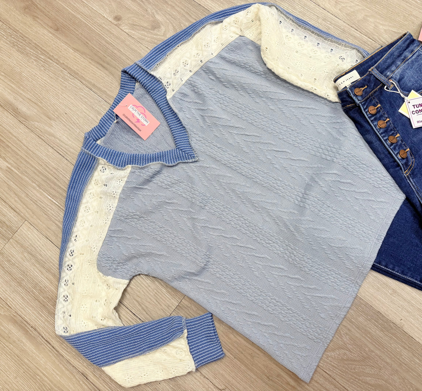 Sweater Weather Textured Top