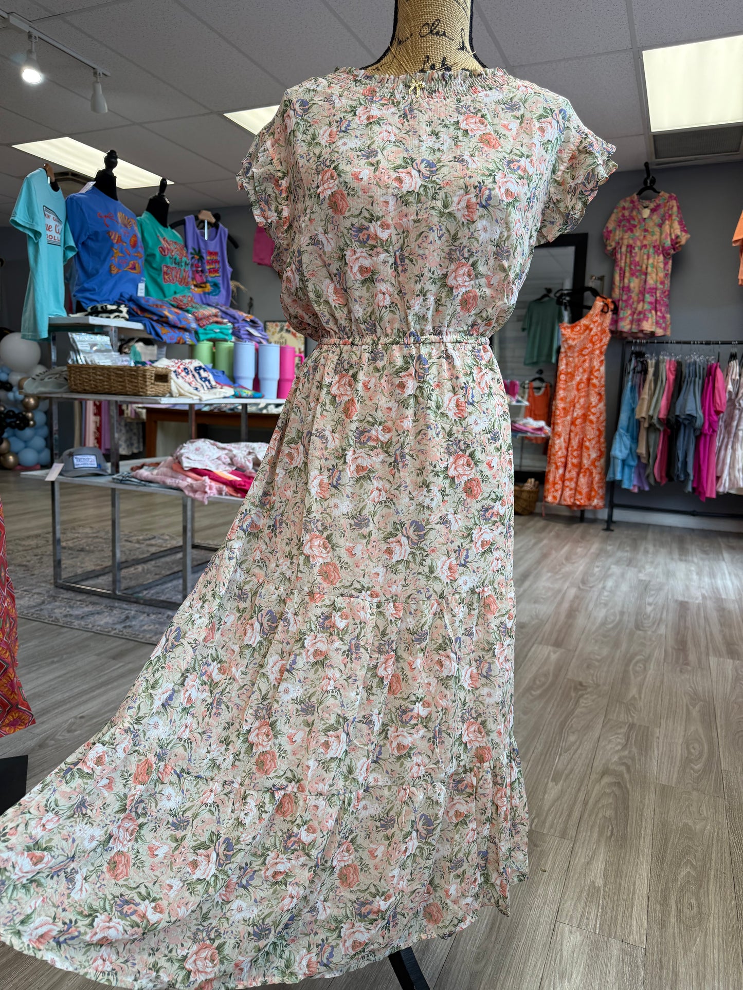 Curvy Vintage Floral Dress