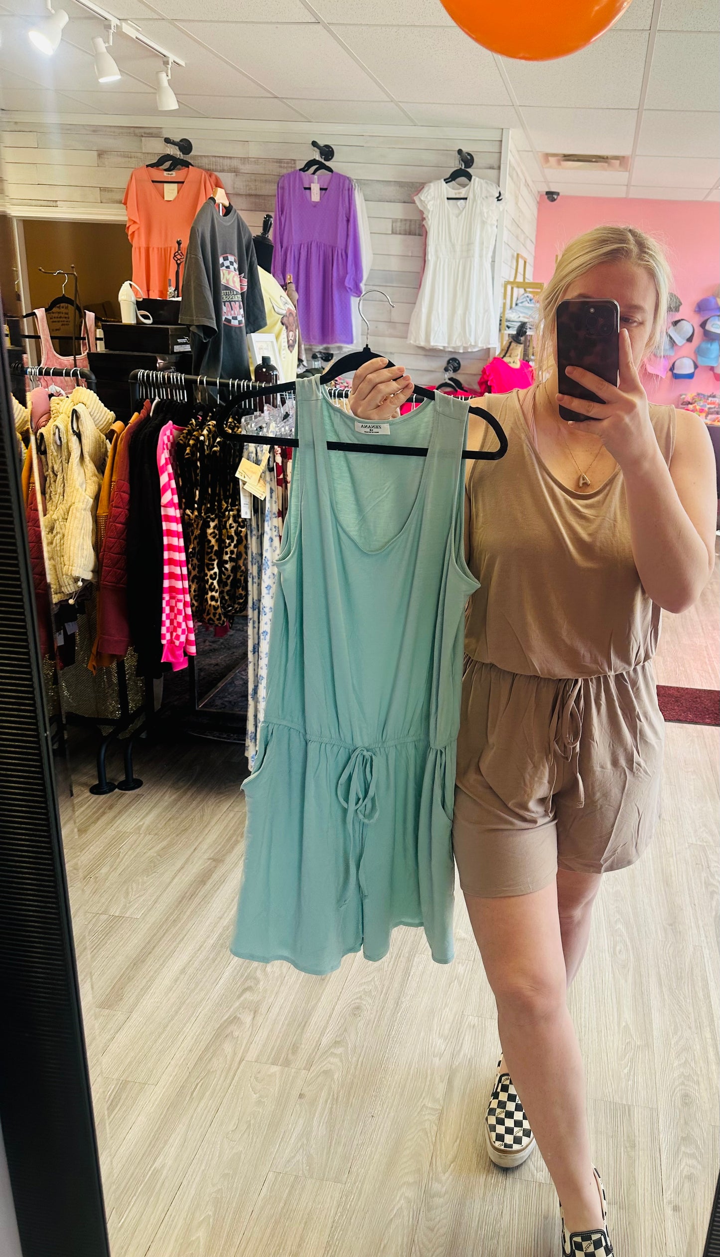 Curvy Drawstring Romper