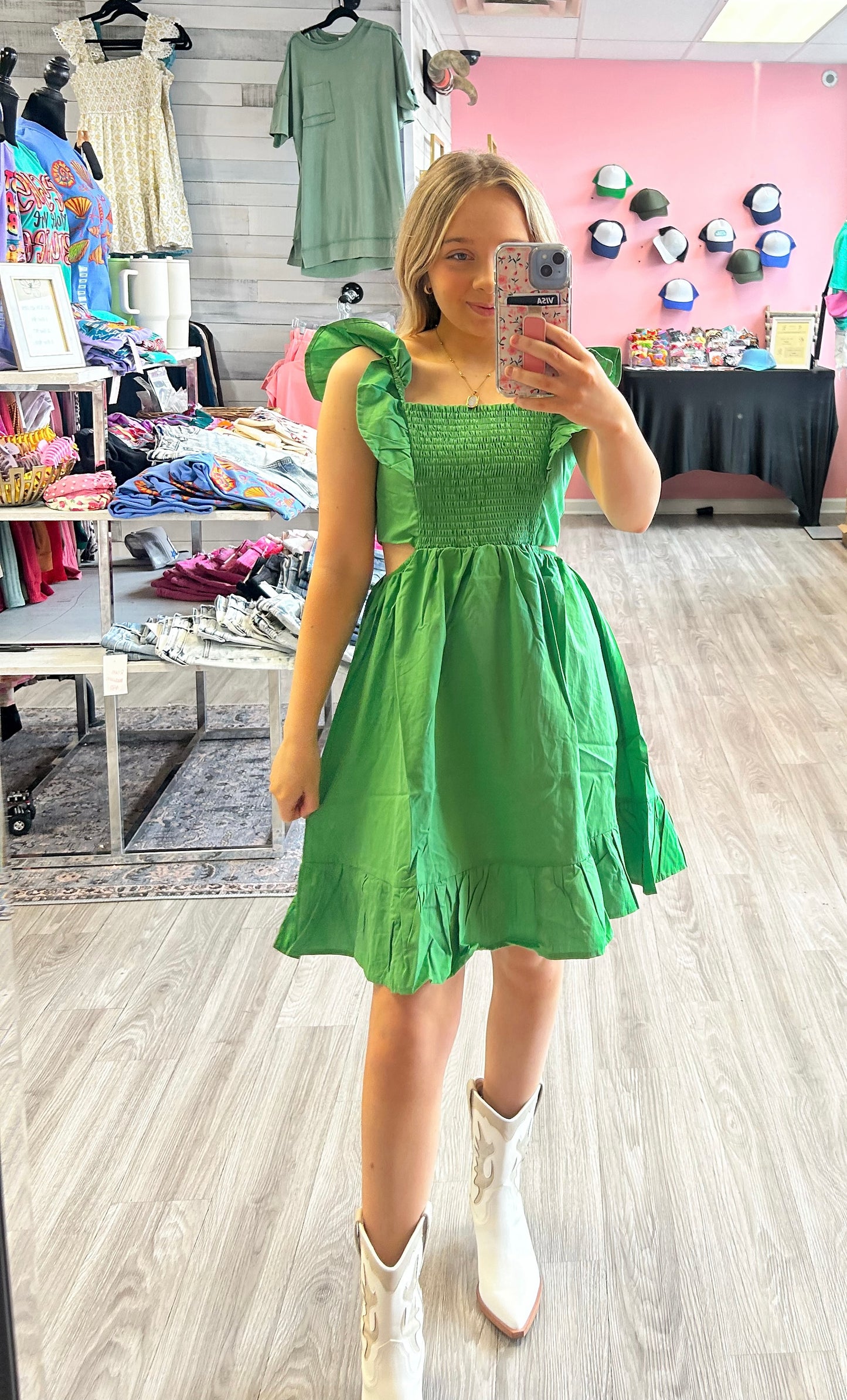 Peek-a-boo Dress