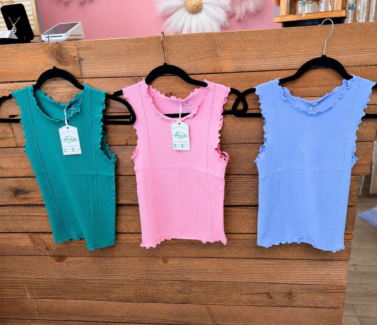 Fitted Ribbed Tanks