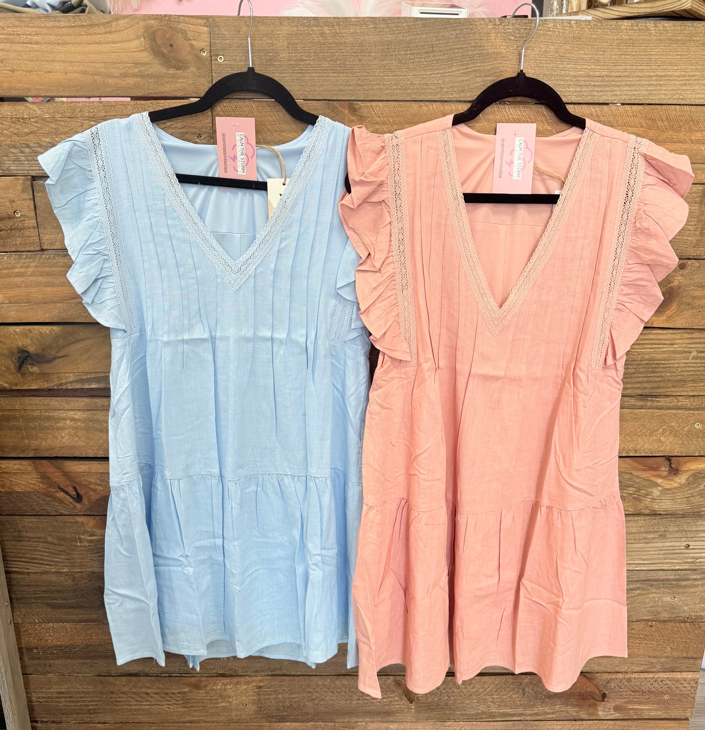 Flutter Sleeve Baby Doll Dress