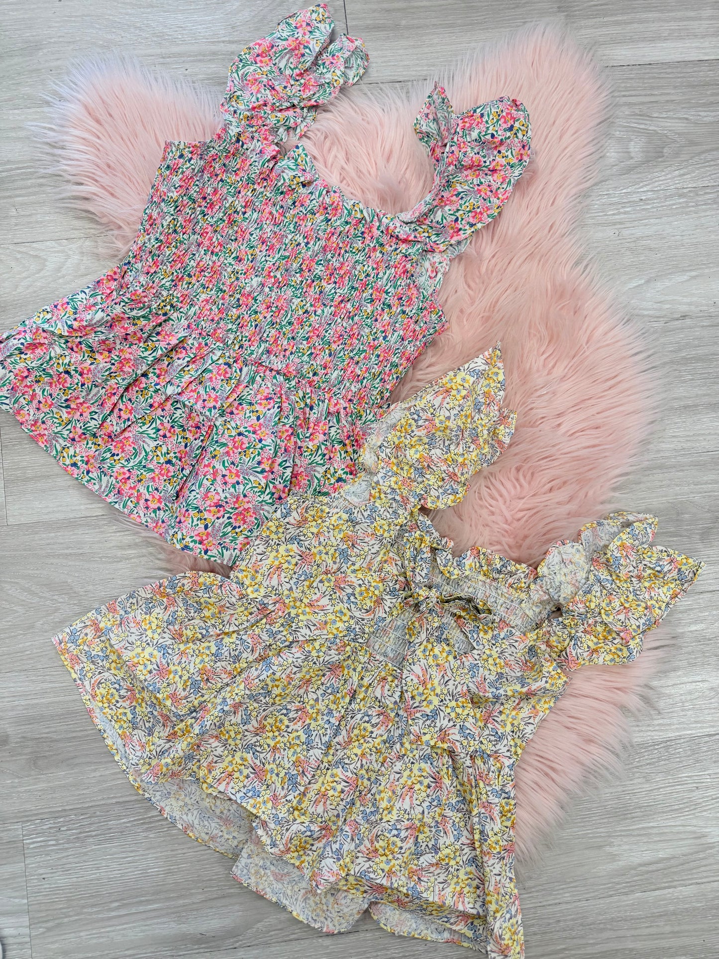 Floral Peplum Tank