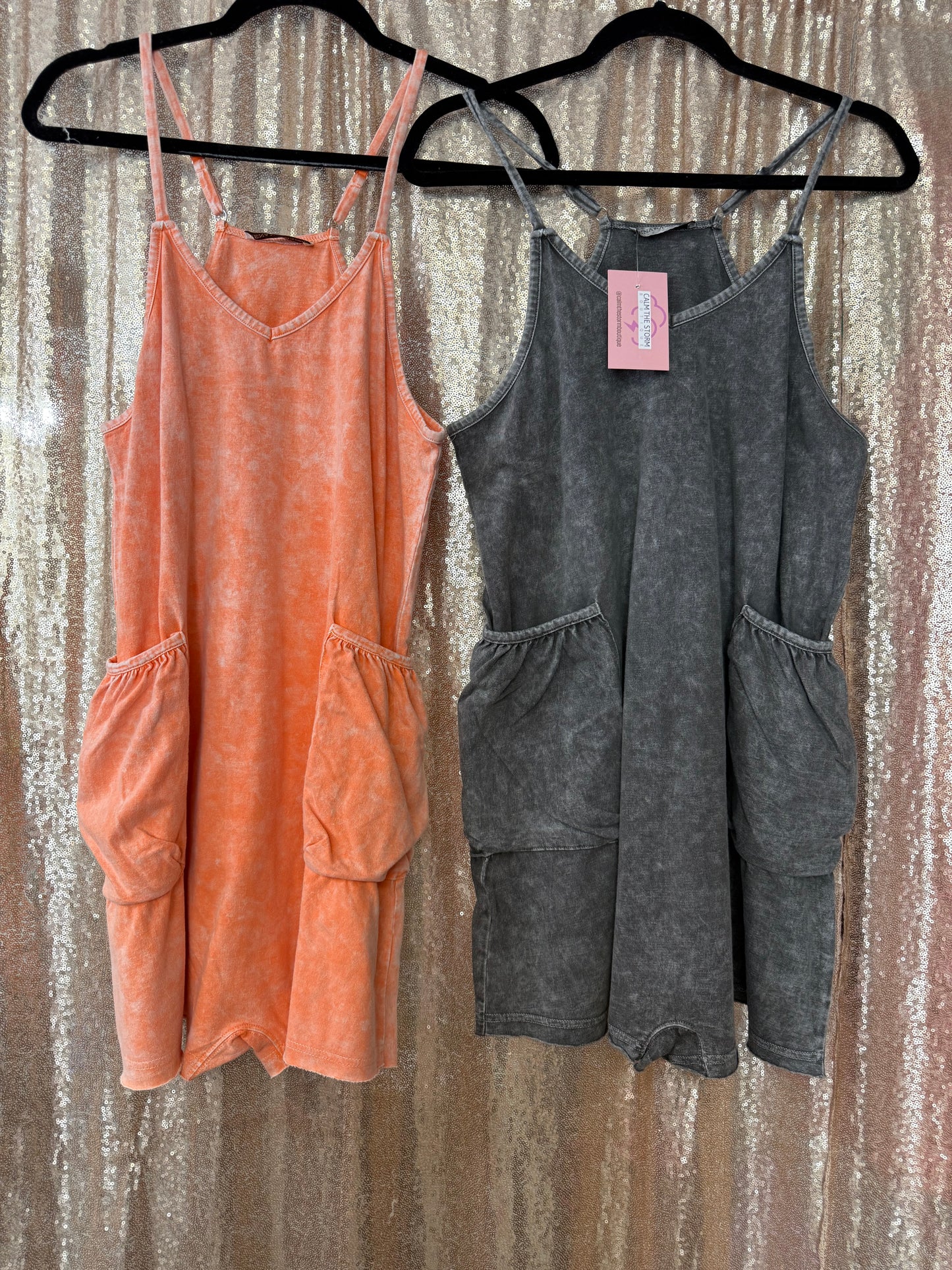 Mineral Wash Romper