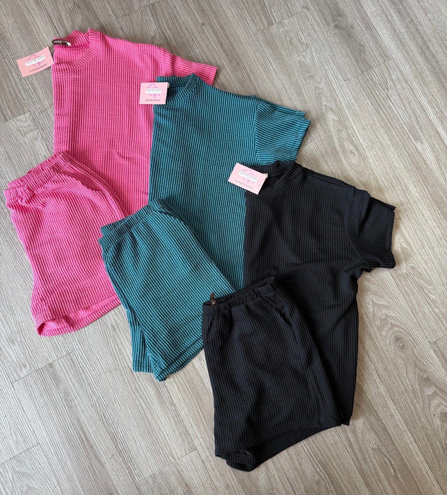 Ribbed Two-Piece Set