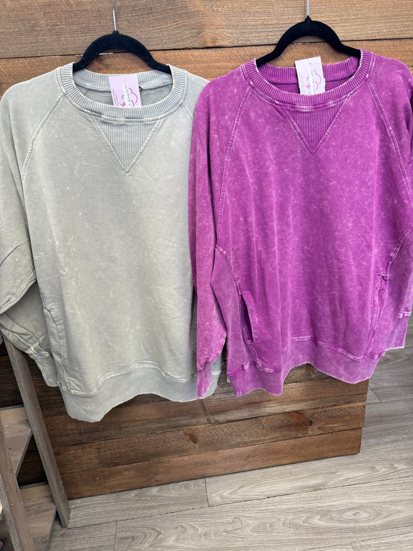 Curvy Pocket Sweatshirts