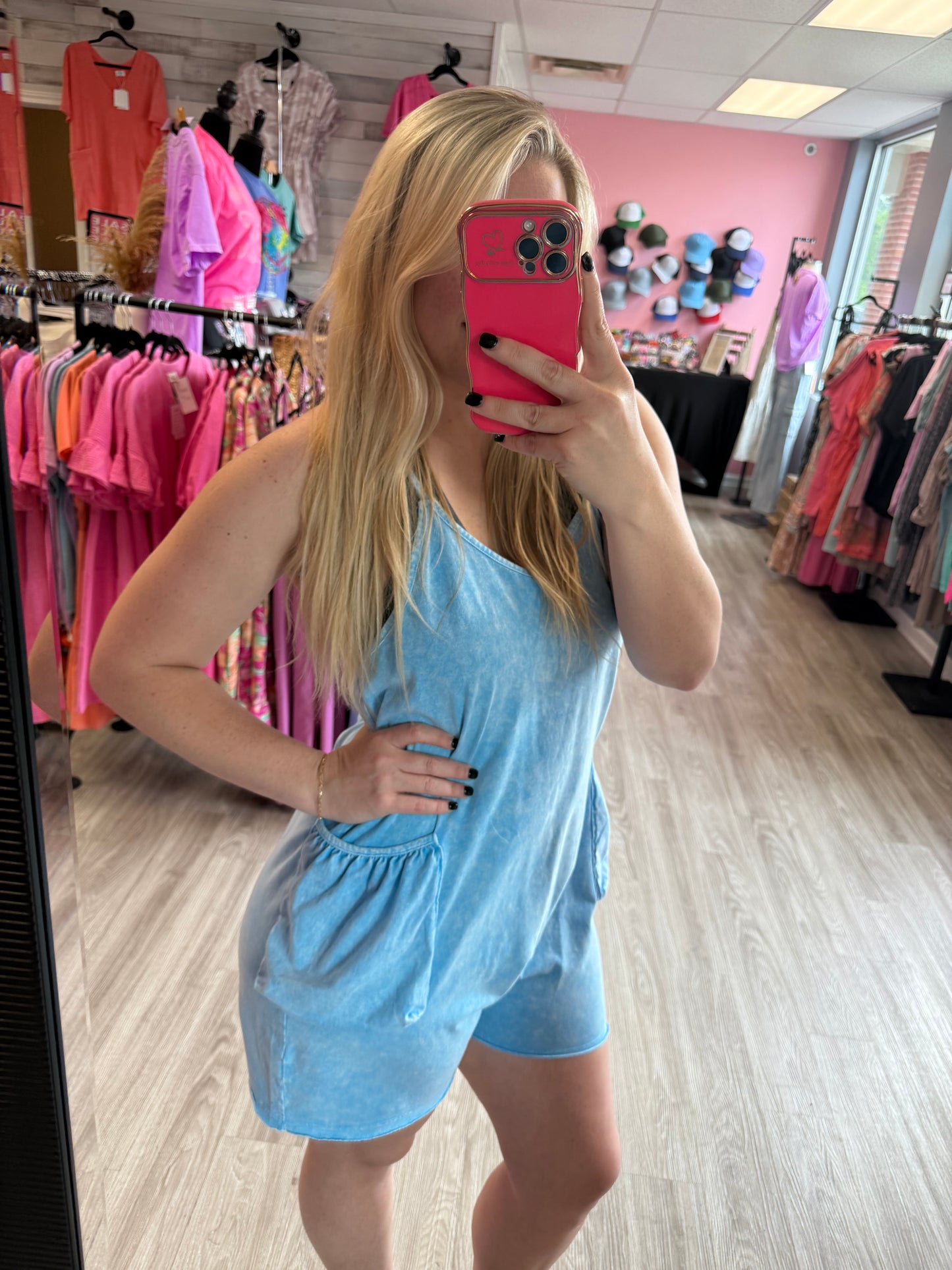 Eagle Blue Romper