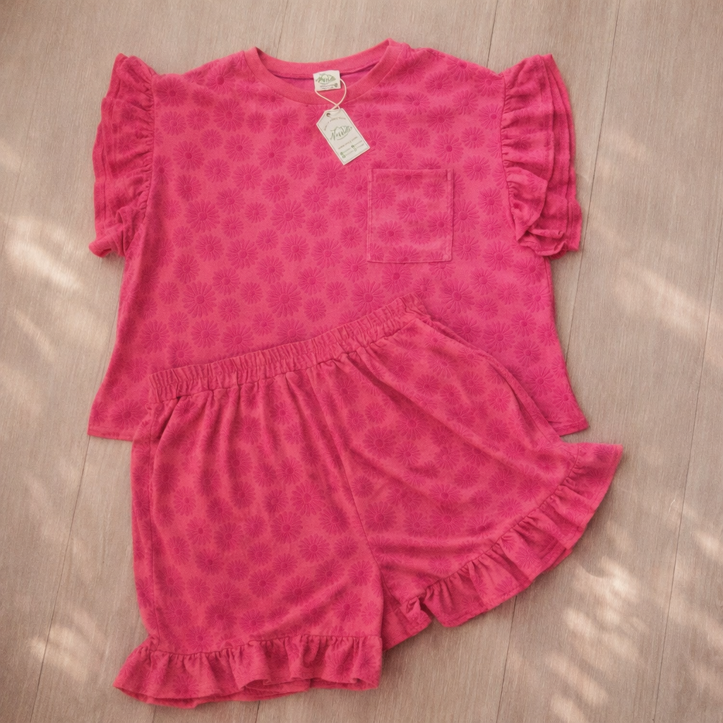 Curvy Sunshine 2pc Set Pink