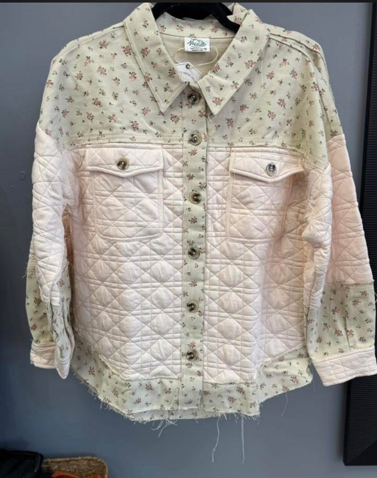 Rose Bud Button Up Shacket