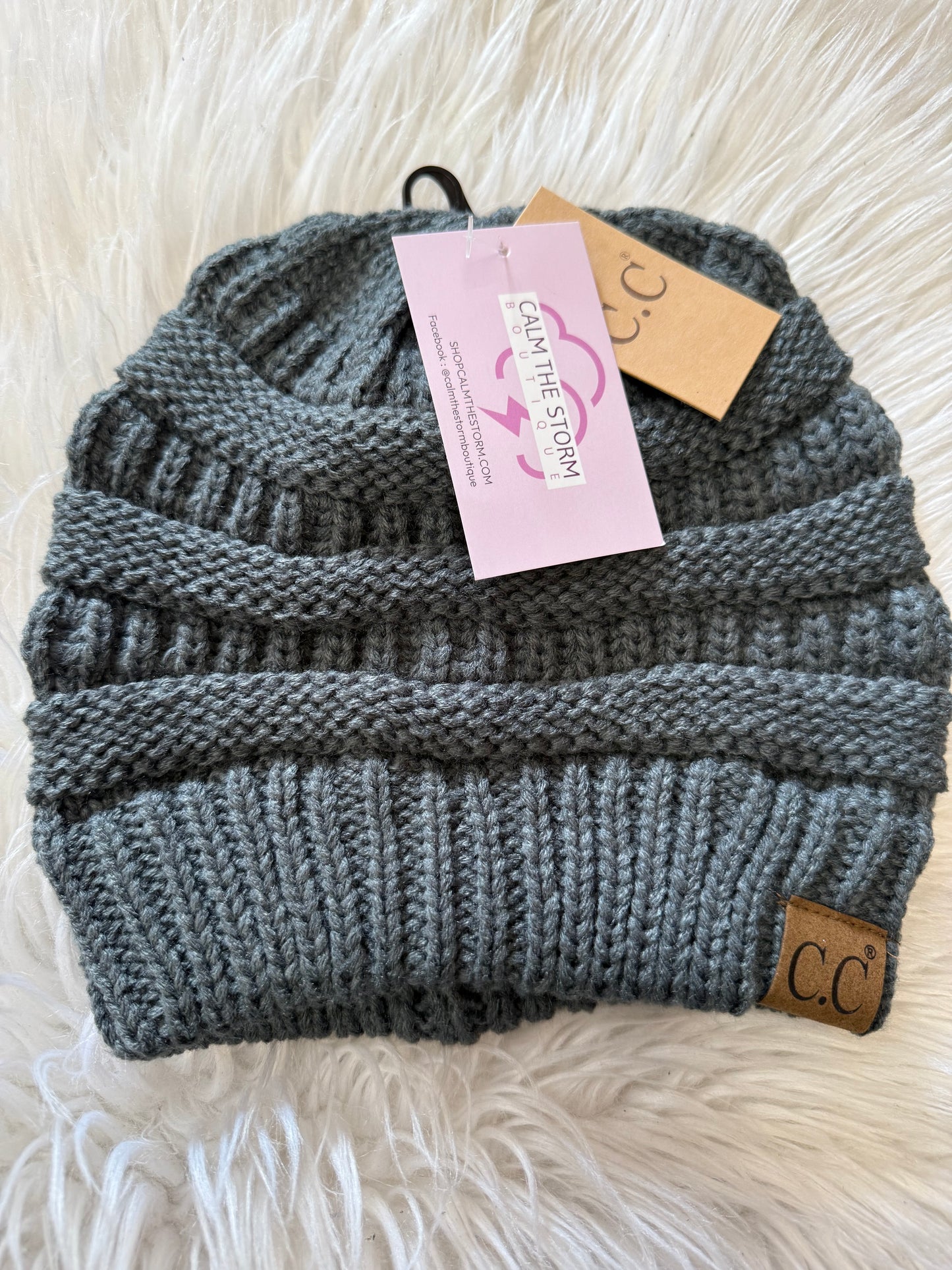 C.C Beanie Dark Gray