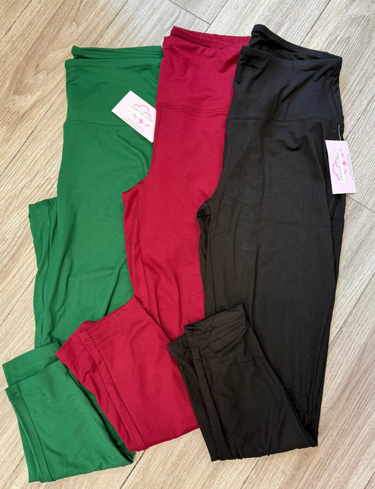 Curvy Wide Band Full Leggings