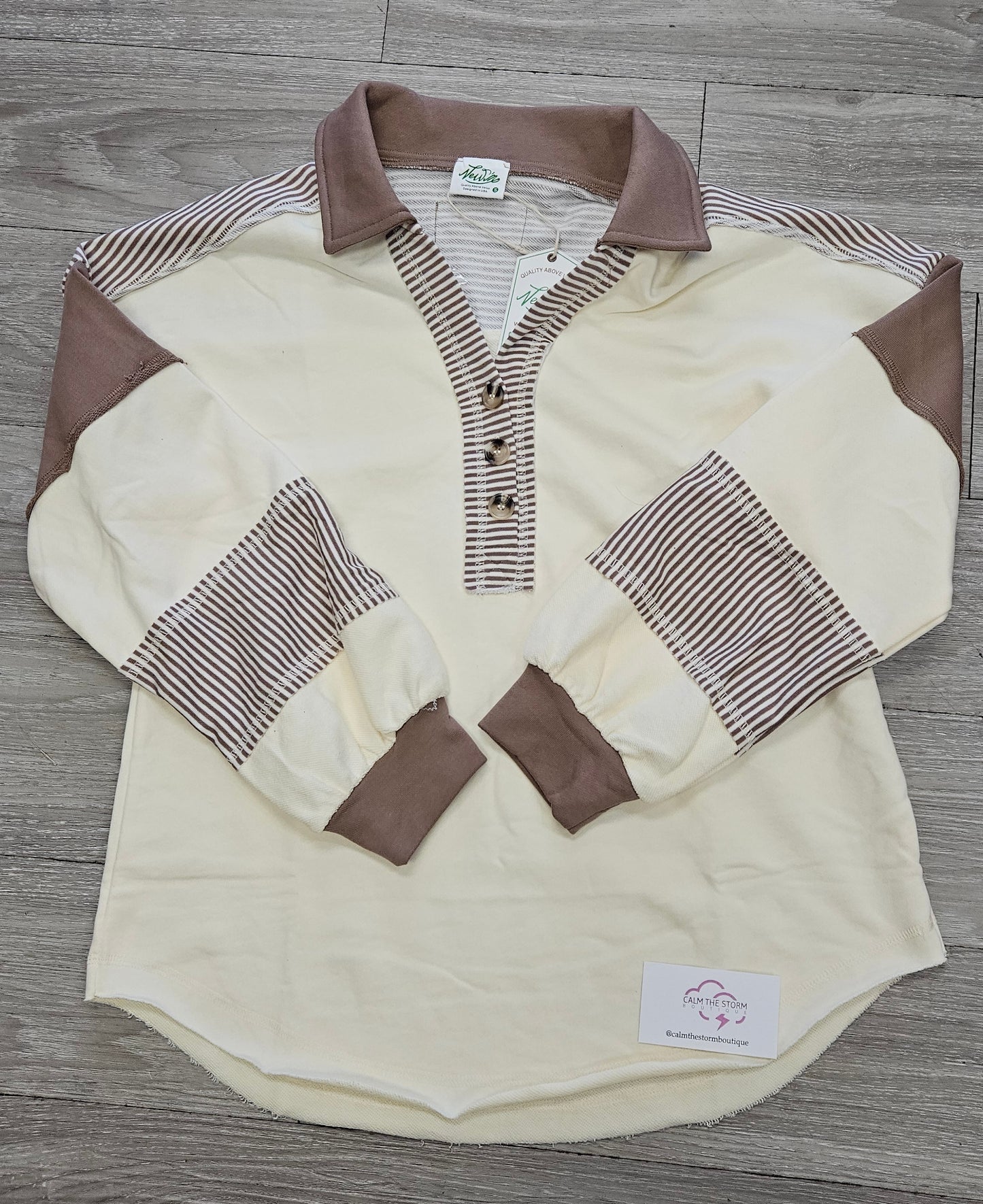 Preppy Polo + Cozy Sweatshirt