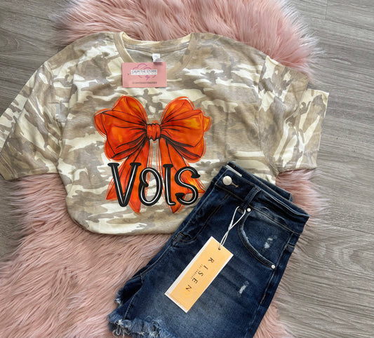 VOLS Bow Camo Tee