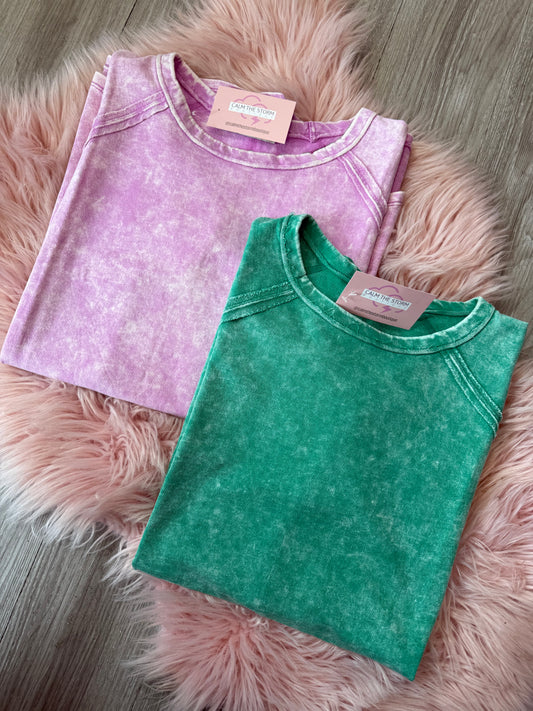 Curvy Split Hem Tee