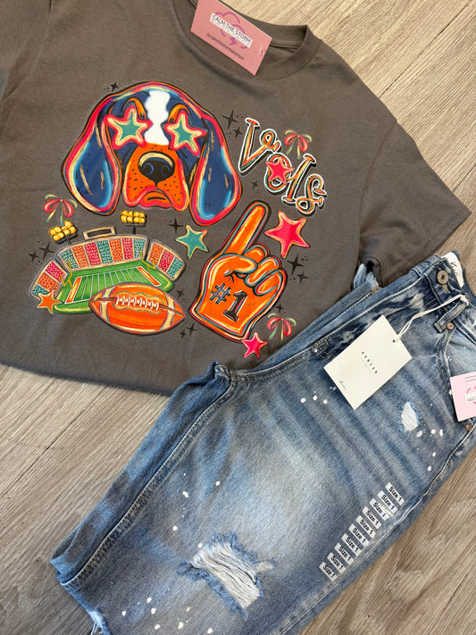 Neon Vols Collage Tee