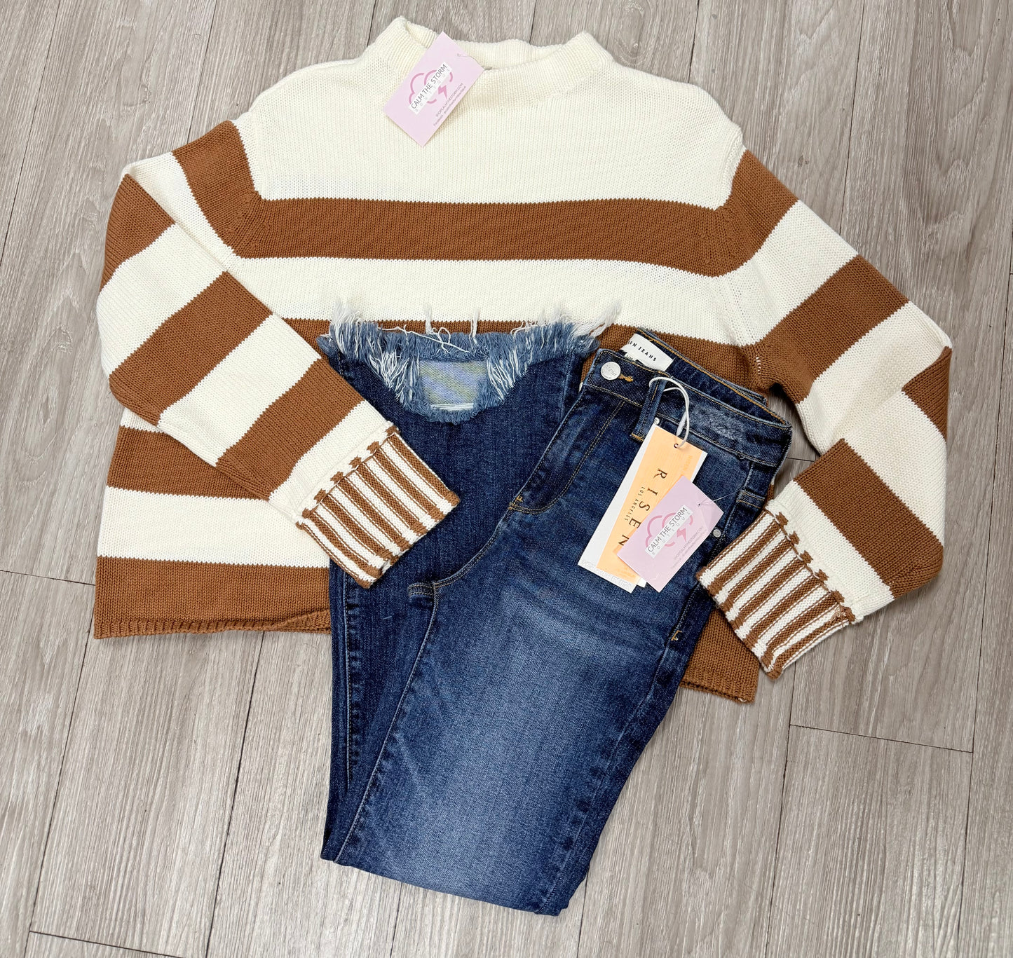 Espresso Striped Sweater