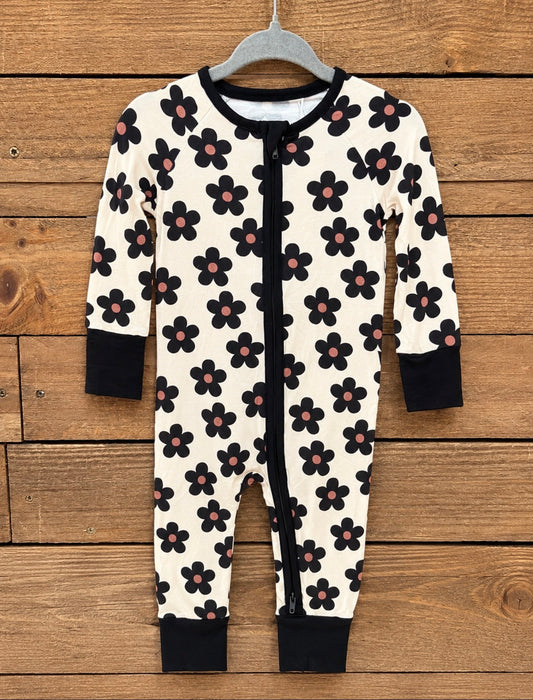 Baby Girls Flower Bamboo Sleeper