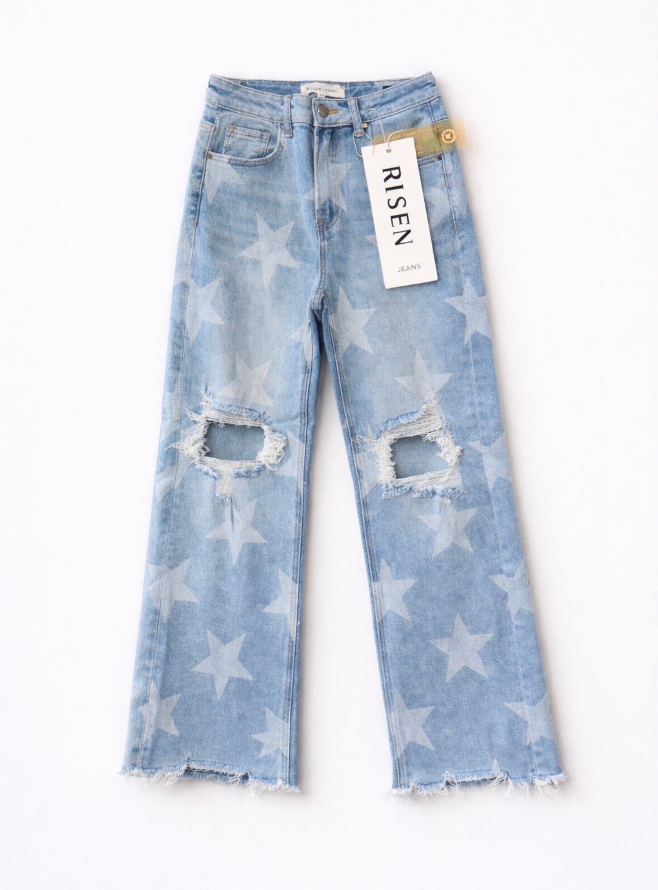 Risen Star Stretch Cropped Jeans