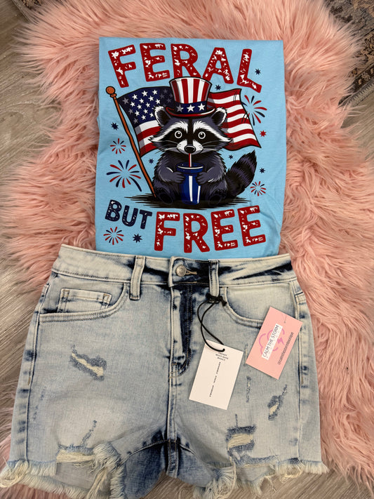 Feral But Free Tee