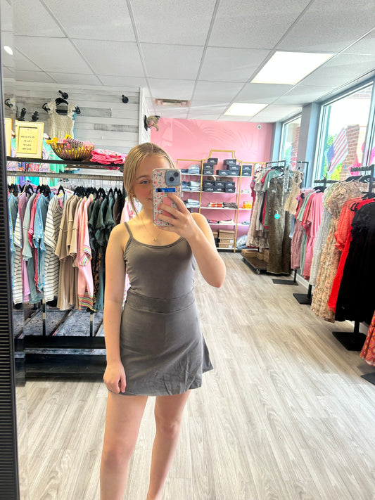 Let's Go Athleisure Dress with shorts