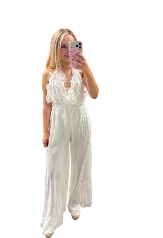 Forever Yours Ruffle Jumpsuit