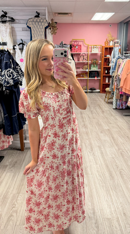 Pretty in Petals Midi Dress