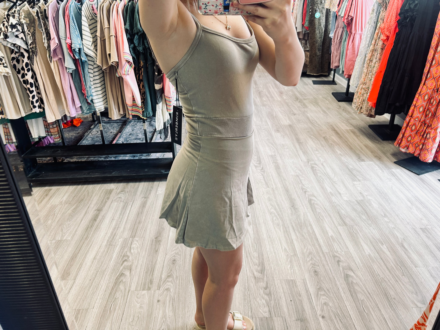 Let's Go Athleisure Dress with shorts