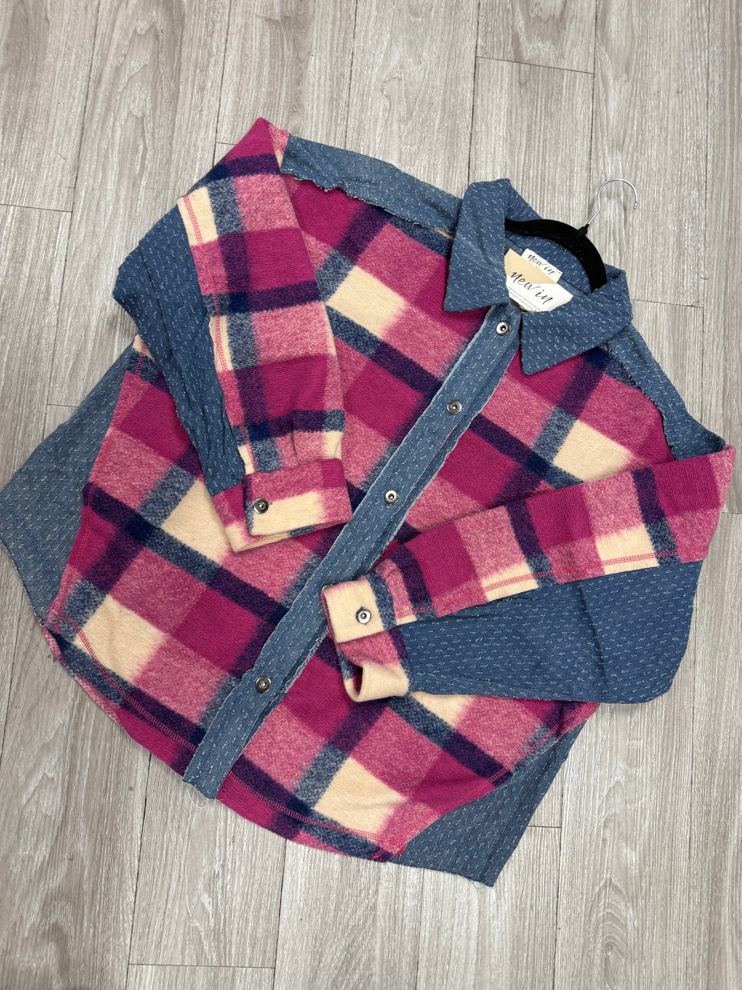 Curvy Denim + Plaid Shacket