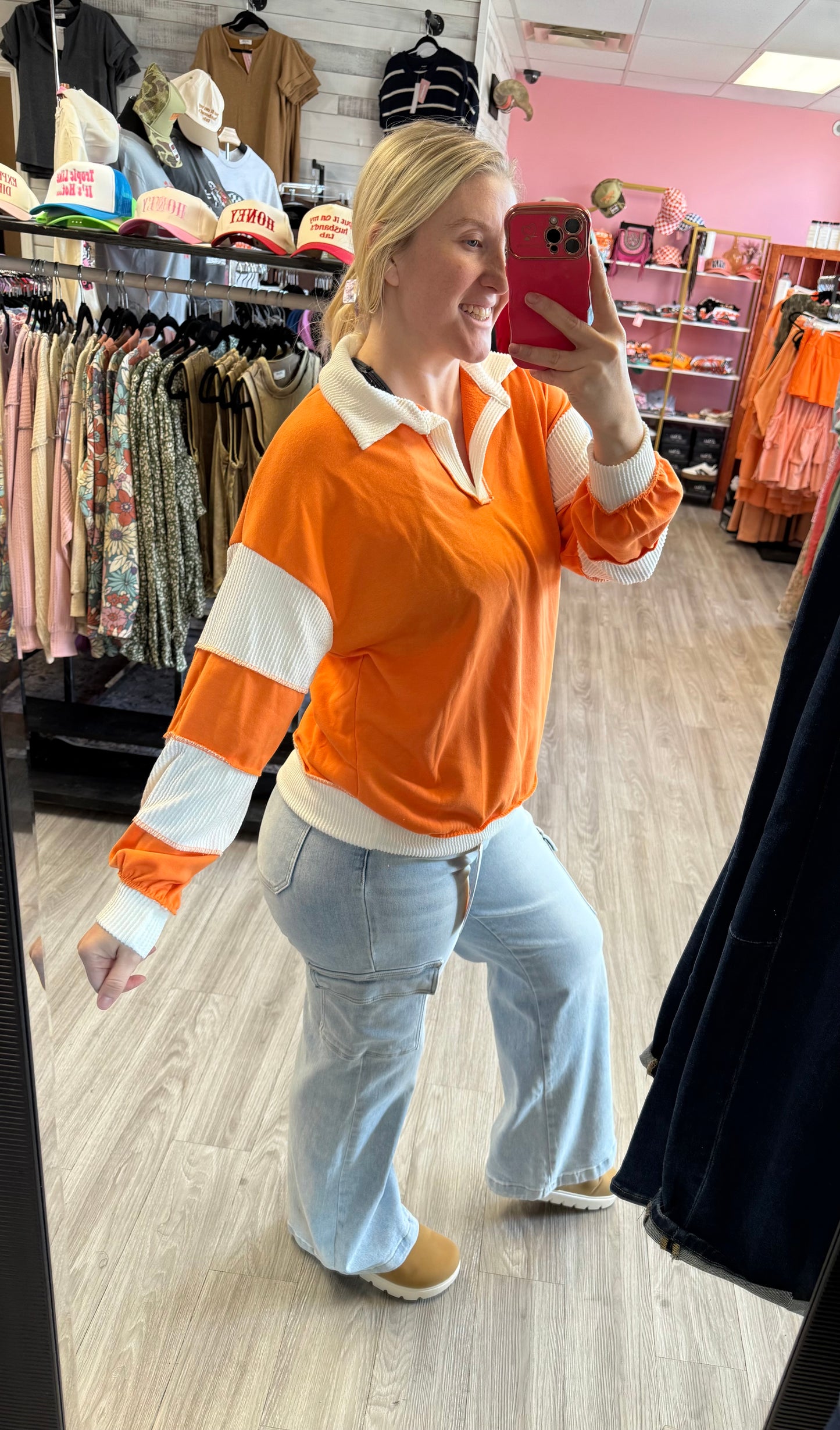 "Vols by 50" Collared Pullover