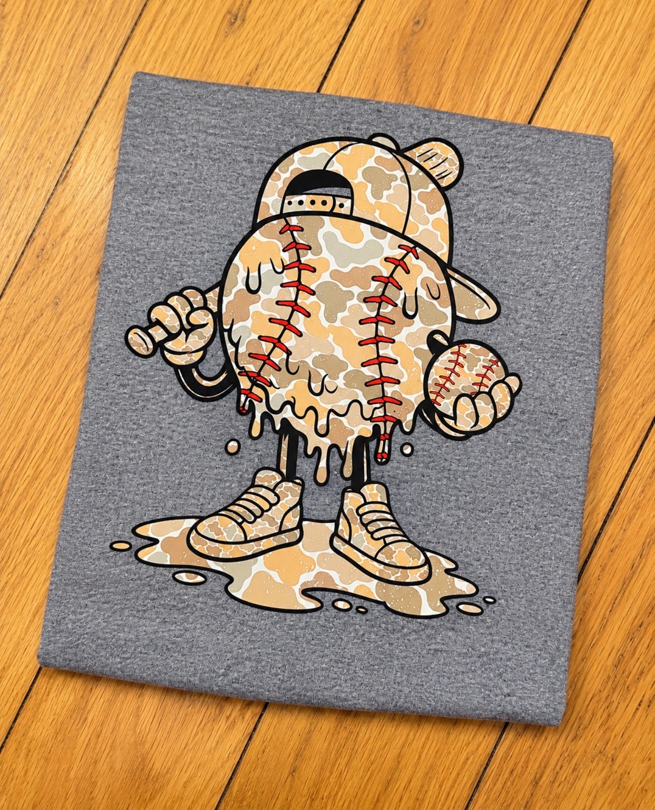 Boys Baseball Drip Tee