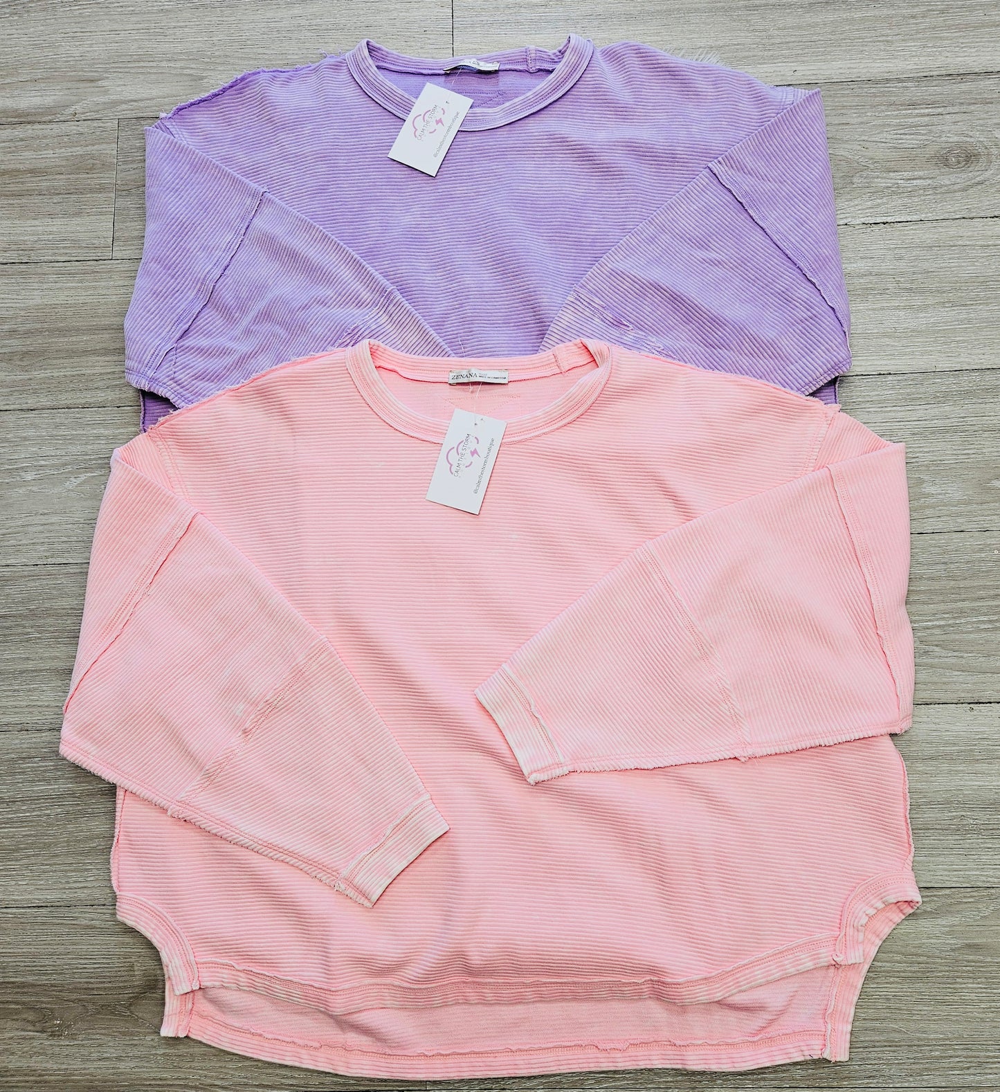 Ribbed Oversized Top