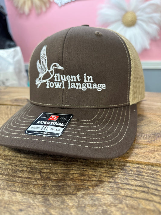 Men's Fluent in Fowl Language Hat