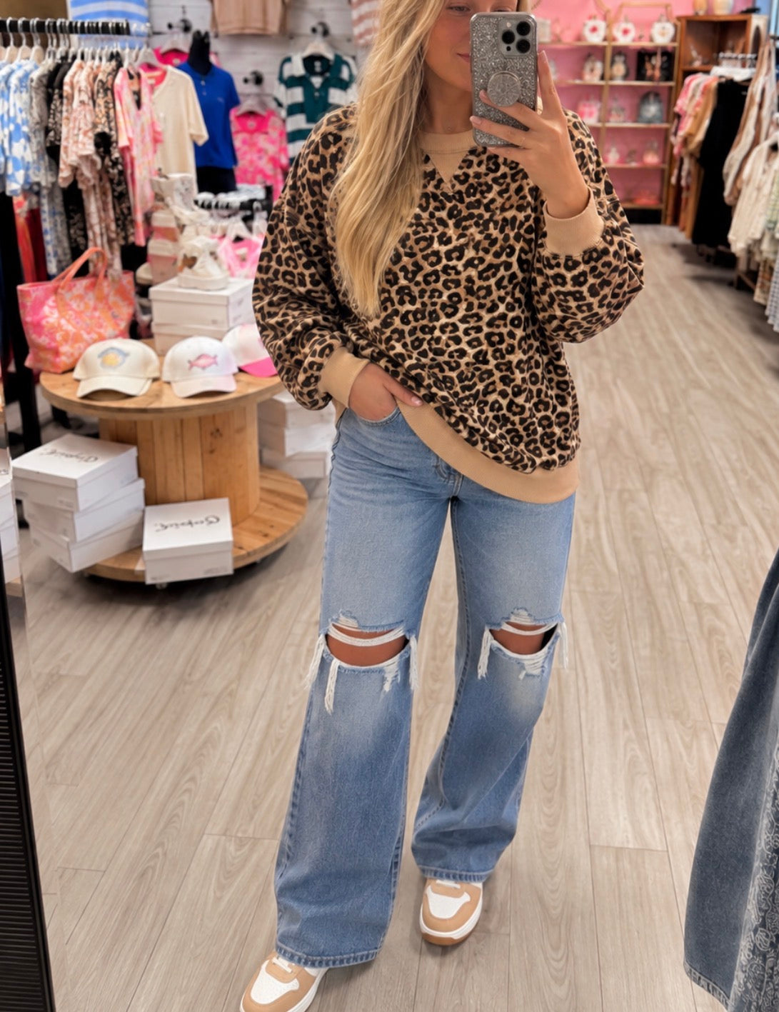 Leopard Pullover