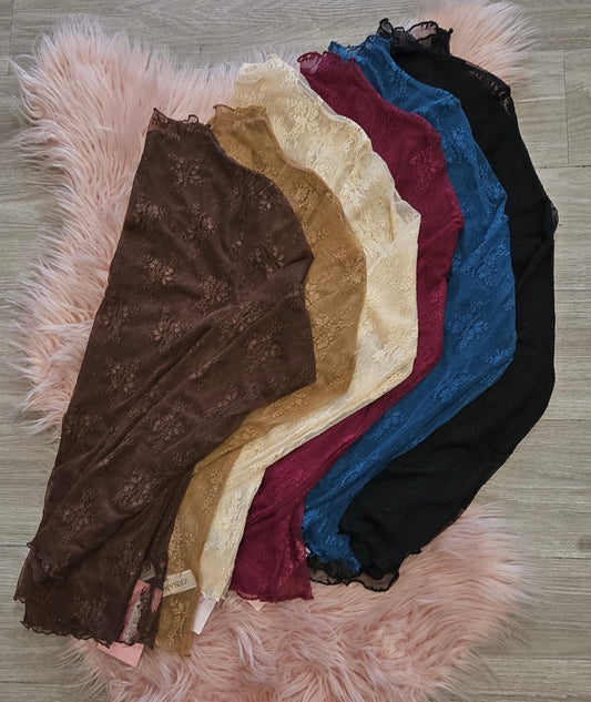 Lace Underlay Shirt