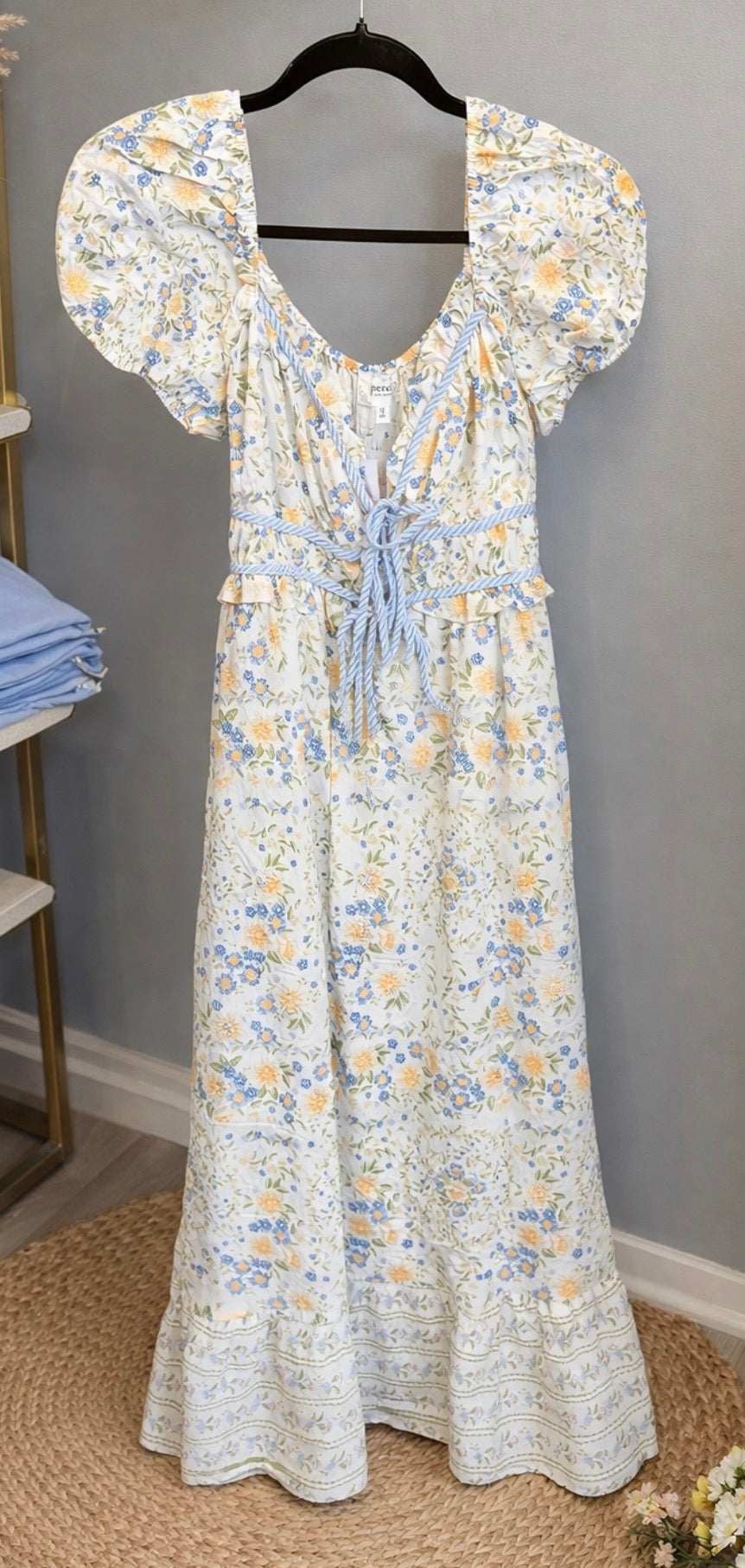 Curvy Bluebell Bliss Maxi