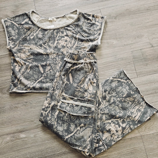 Camo Crop Top
