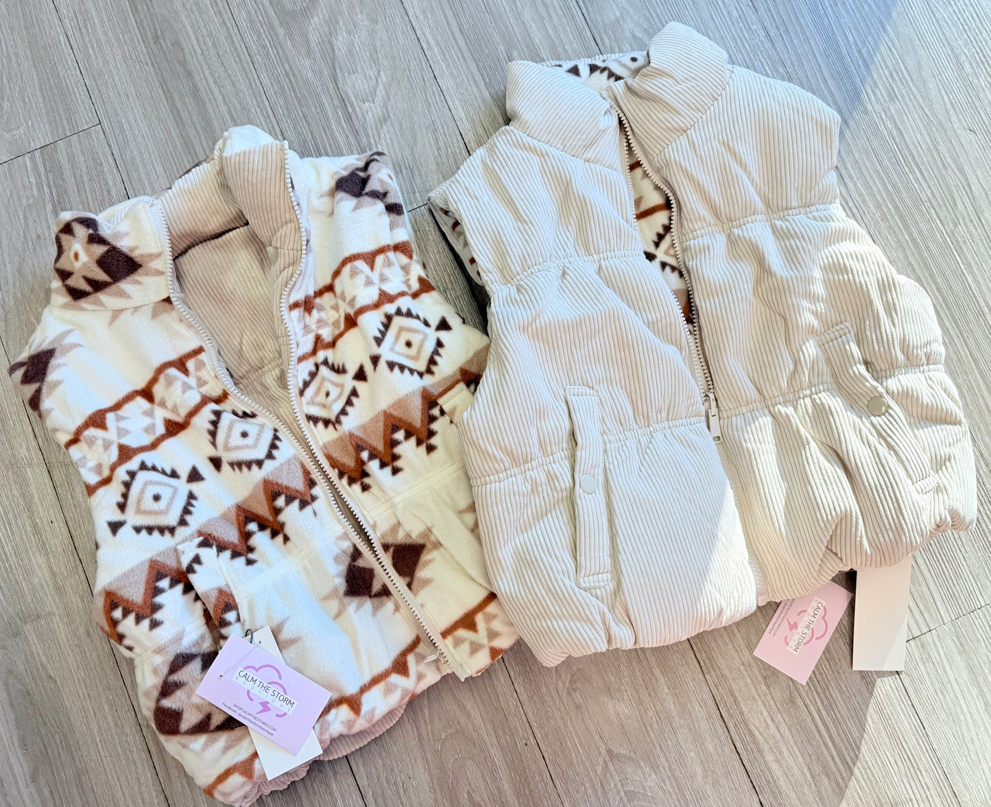 Reversible Aztec Vest